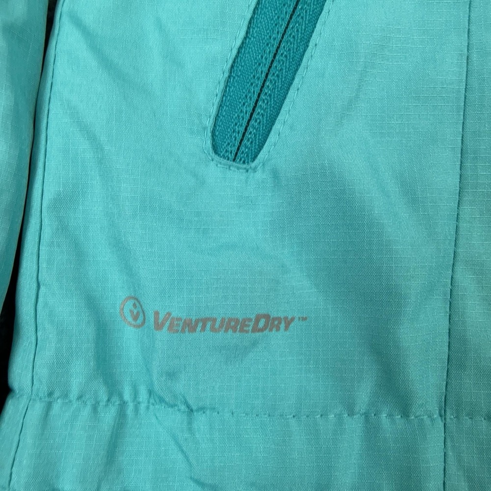 Champion Windbreaker Jacket‎ Kids 7-8 Blue Colorblock Hooded VentureDry Rain - Picture 2 of 11